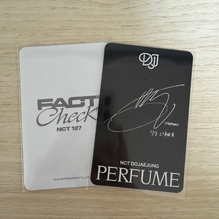 NCT 재현 포카 (FACT CHECK & PERFUME)