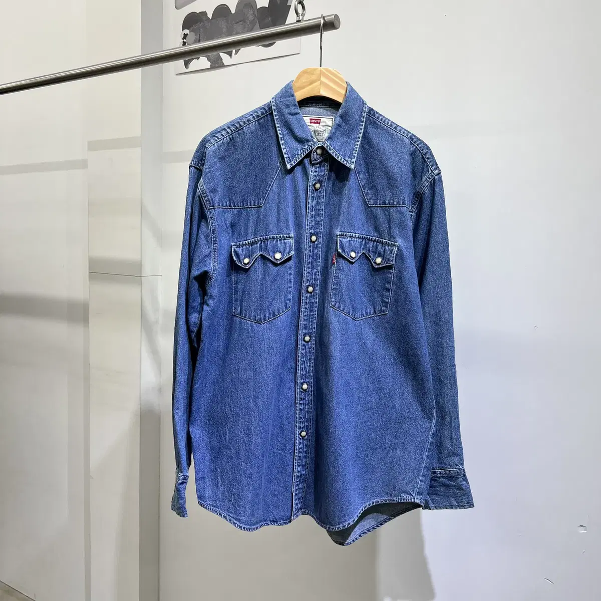 LEVIS (Made in Hong Kong) 웨스턴 셔츠