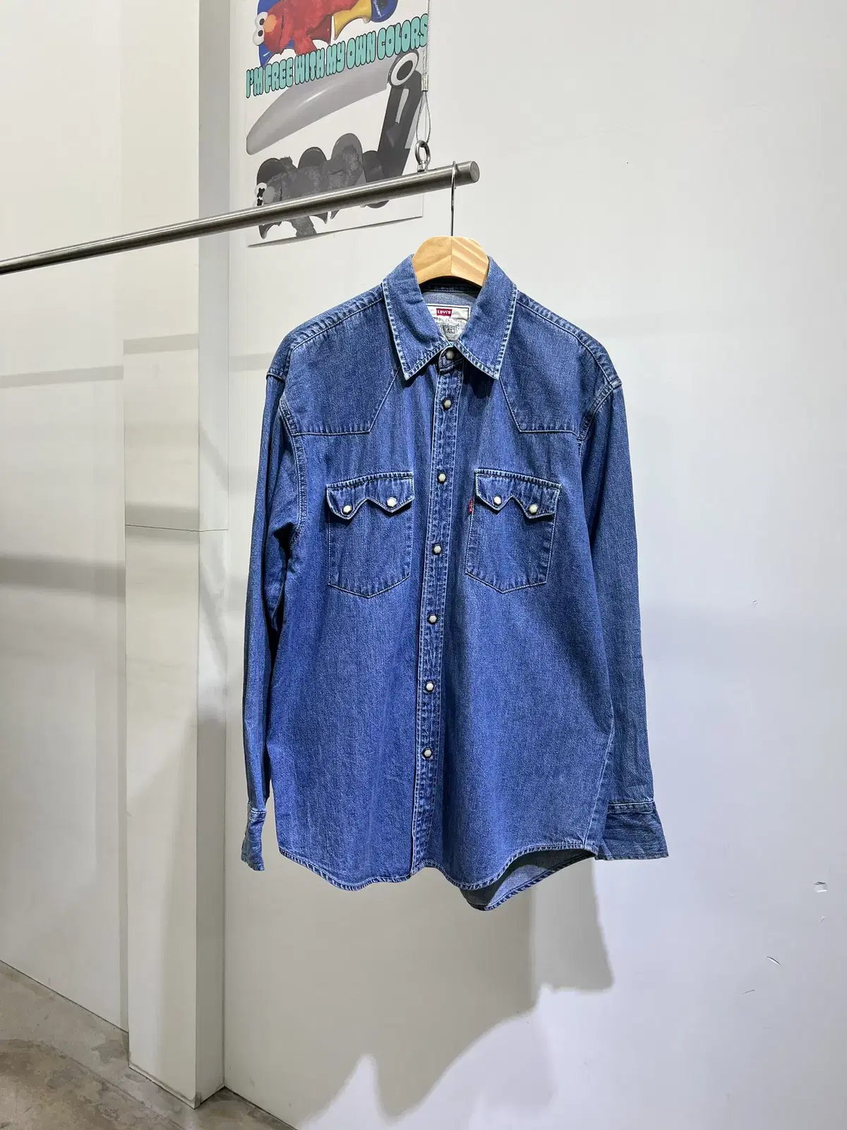 LEVIS (Made in Hong Kong) 웨스턴 셔츠