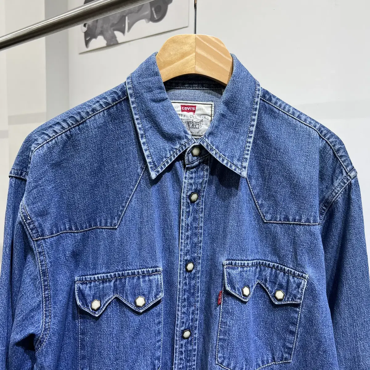 LEVIS (Made in Hong Kong) 웨스턴 셔츠