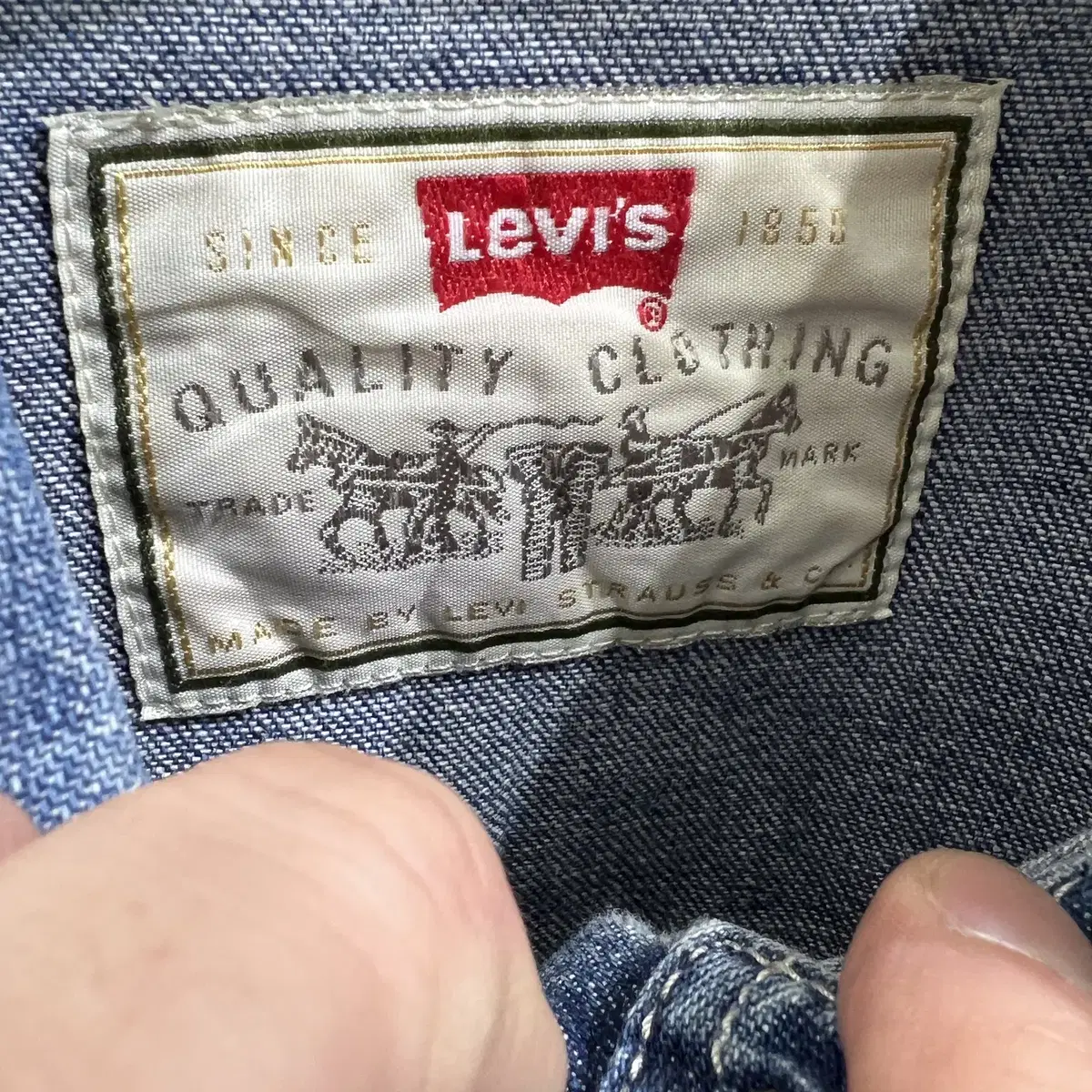 LEVIS (Made in Hong Kong) 웨스턴 셔츠