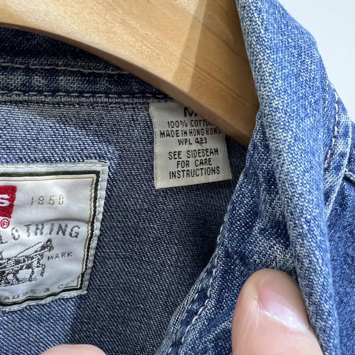 LEVIS (Made in Hong Kong) 웨스턴 셔츠