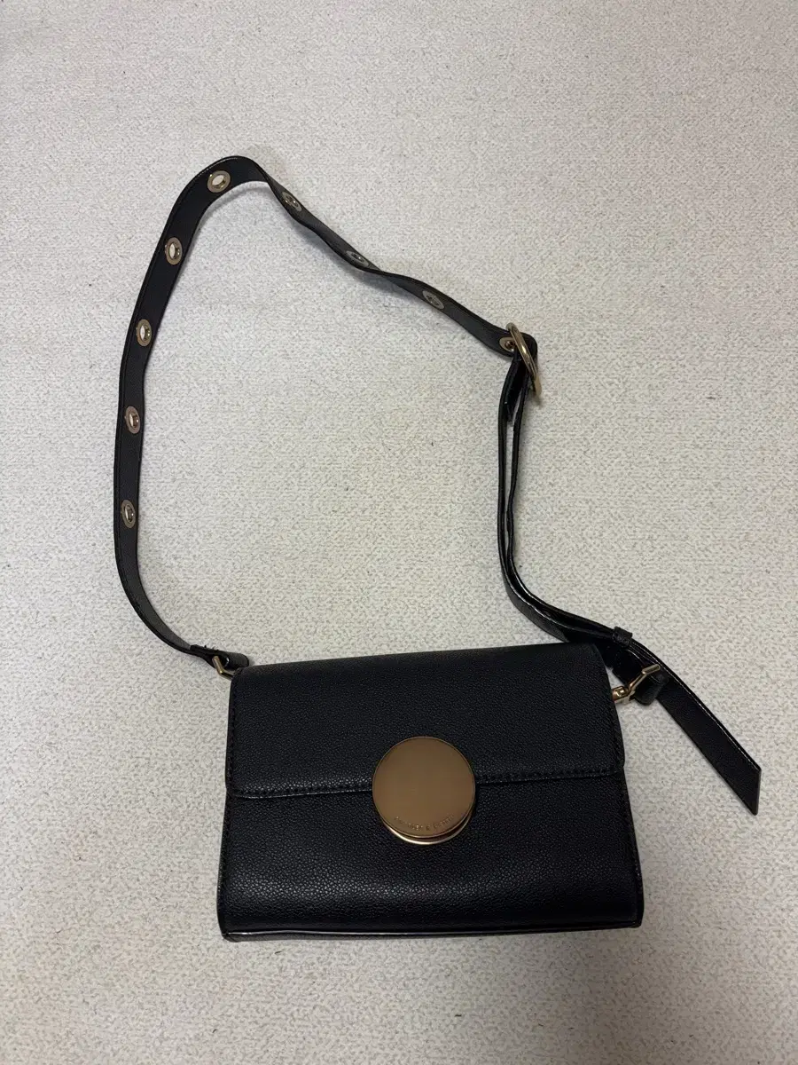 Charles & Keith Pushlock Handbag Crossbody Bag