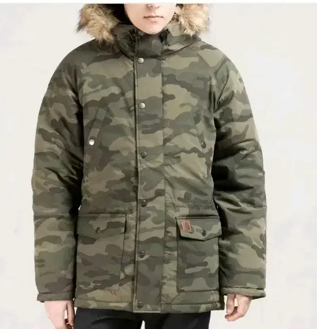 칼하트 Camo Trapper Parka