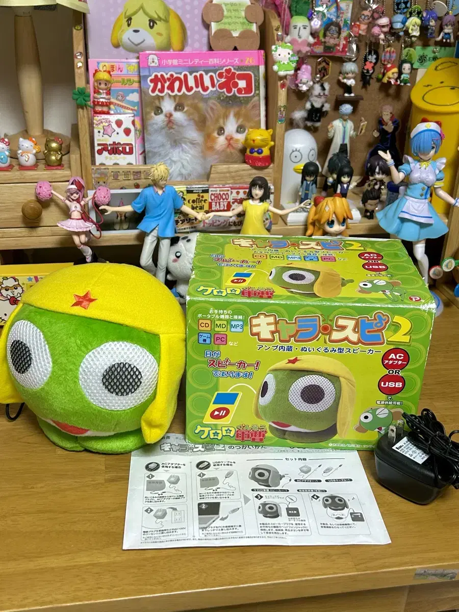 Japanese Classical Frog Sergeant Keroro doll Speaker