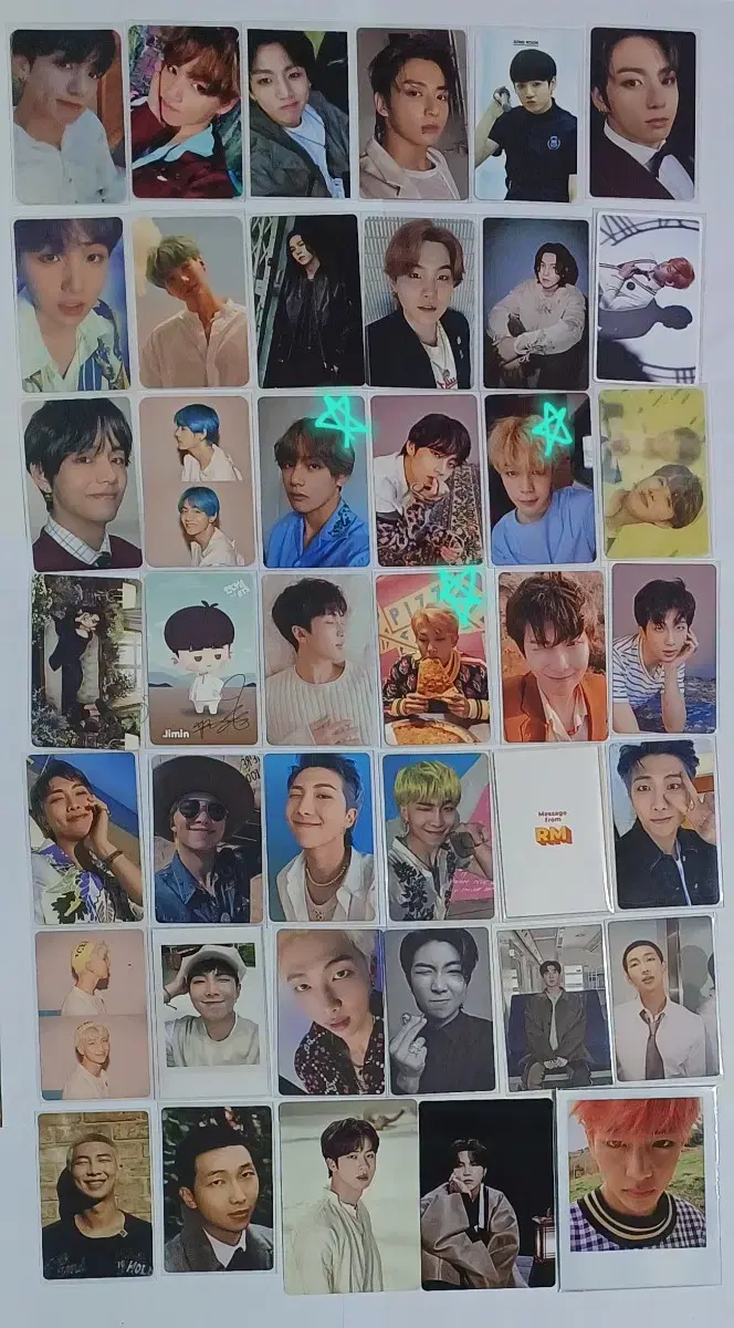 급전)Bangtan photocard bulk Namjoon Seokjin Hoseok Yoon Ki jimin Taehyung Jungkook