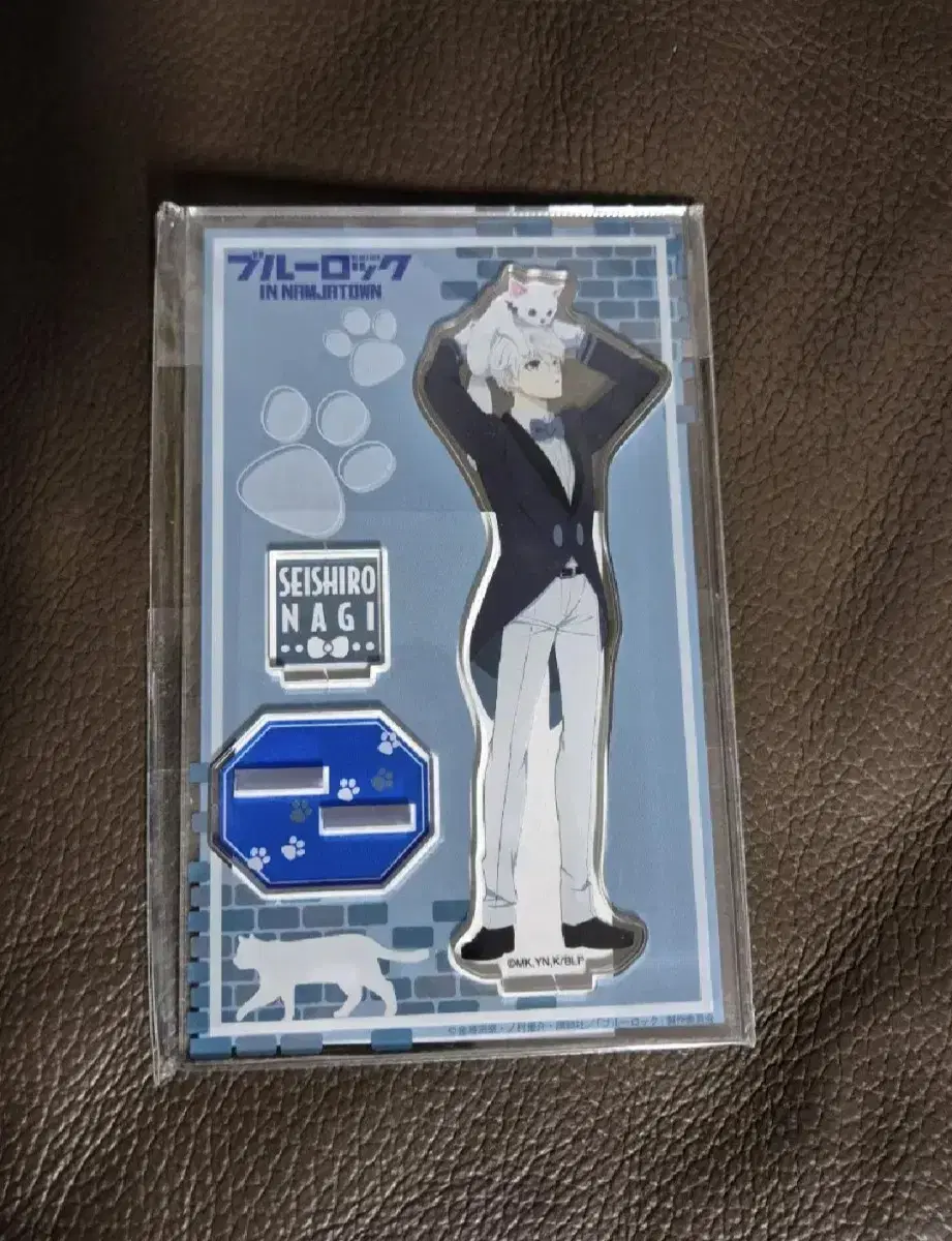 BLUELOCK Nagi Seishiro Nanjatown Collaboration Cat Acrylic Stand