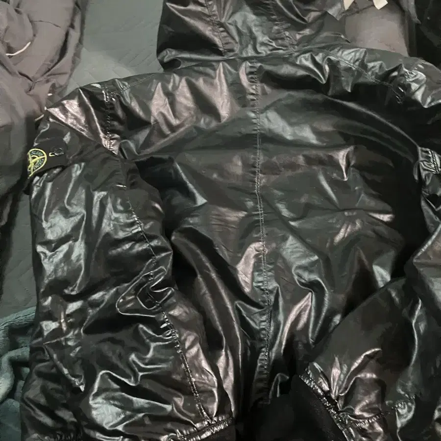 스톤 아일랜드 WAXED iced jacket2