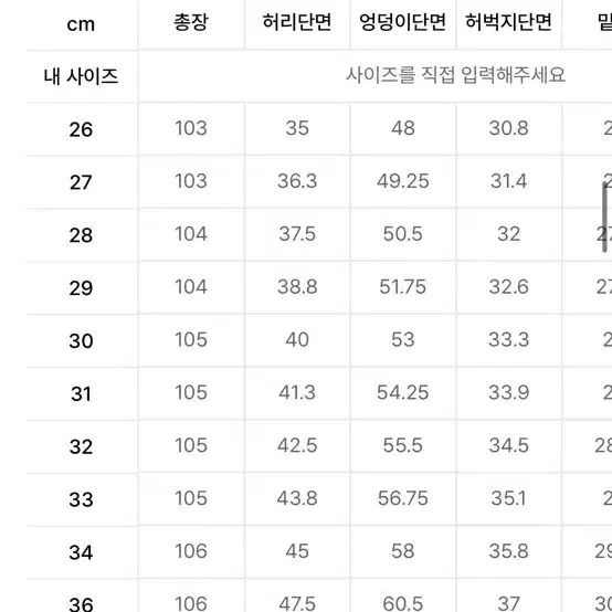 무탠다드 와이드 슬랙스 28