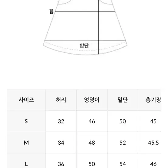 데일리쥬 데님 미니 미디 스커트 중청 연청 XL