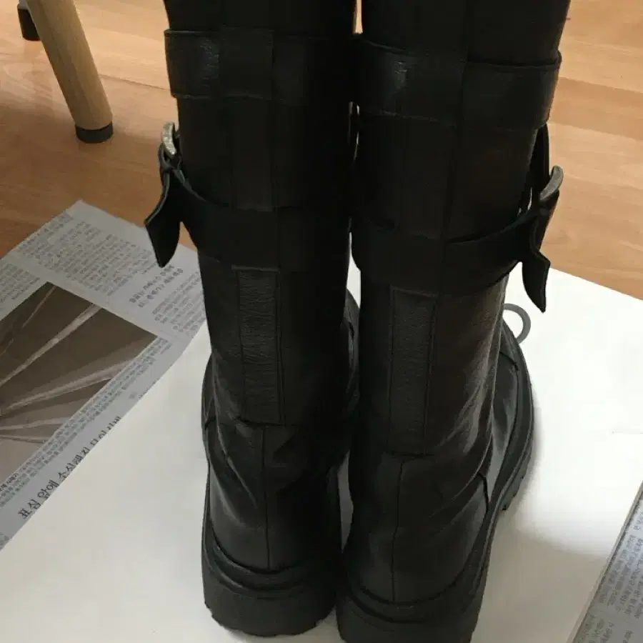 보헤미안서울 폴티드 부츠 230 FOLDED BELT LONG BOOTS