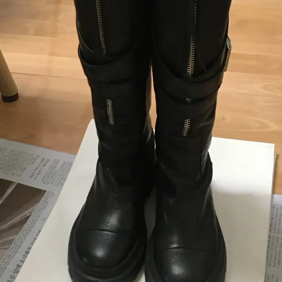 보헤미안서울 폴티드 부츠 230 FOLDED BELT LONG BOOTS