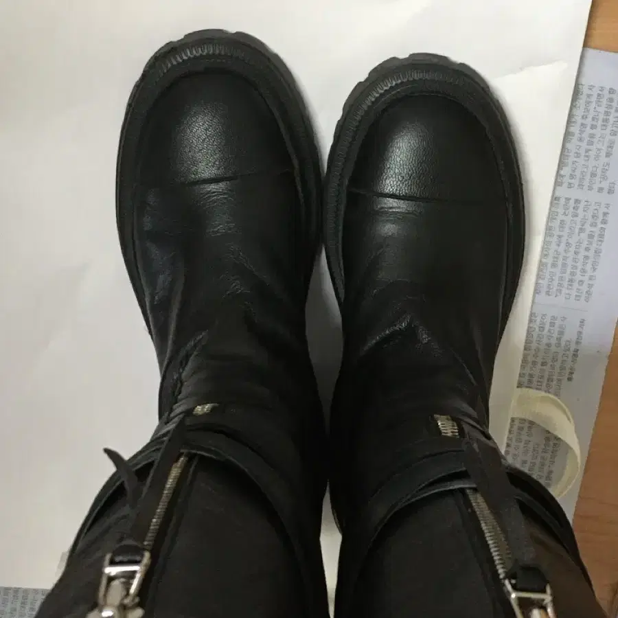 보헤미안서울 폴티드 부츠 230 FOLDED BELT LONG BOOTS