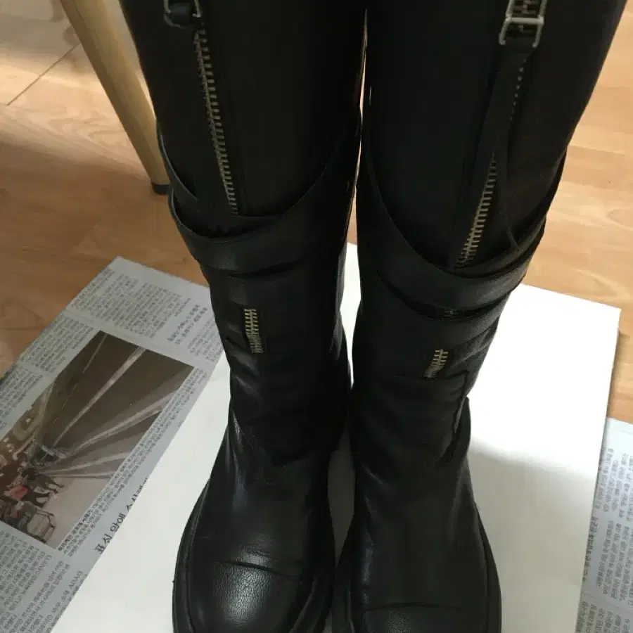 보헤미안서울 폴티드 부츠 230 FOLDED BELT LONG BOOTS