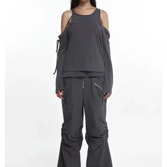 [2] 나체 EXPOSURE ZIP PANTS 챠콜 nache