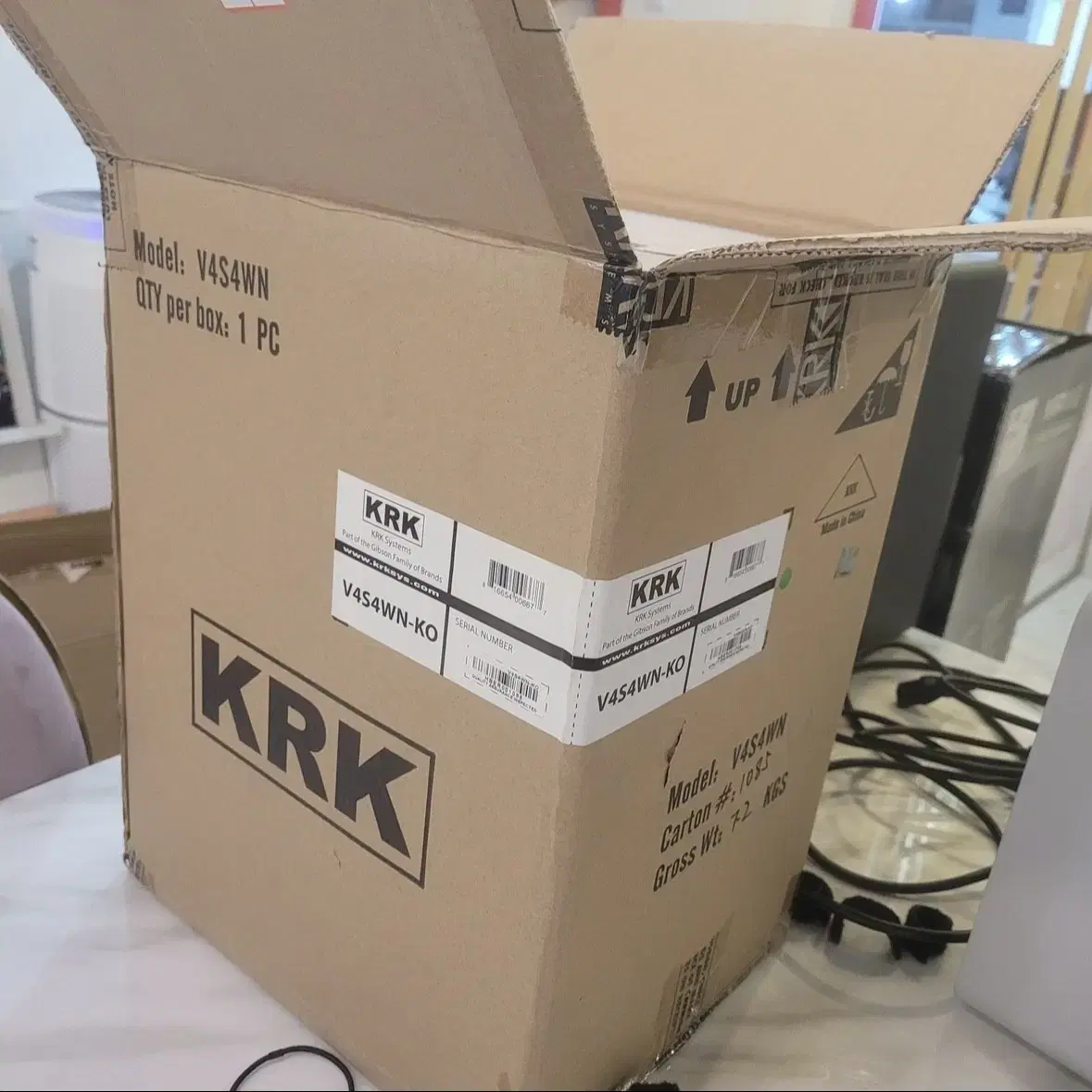 KRK V4 S4 WHITE (1조) 모니터 스피커