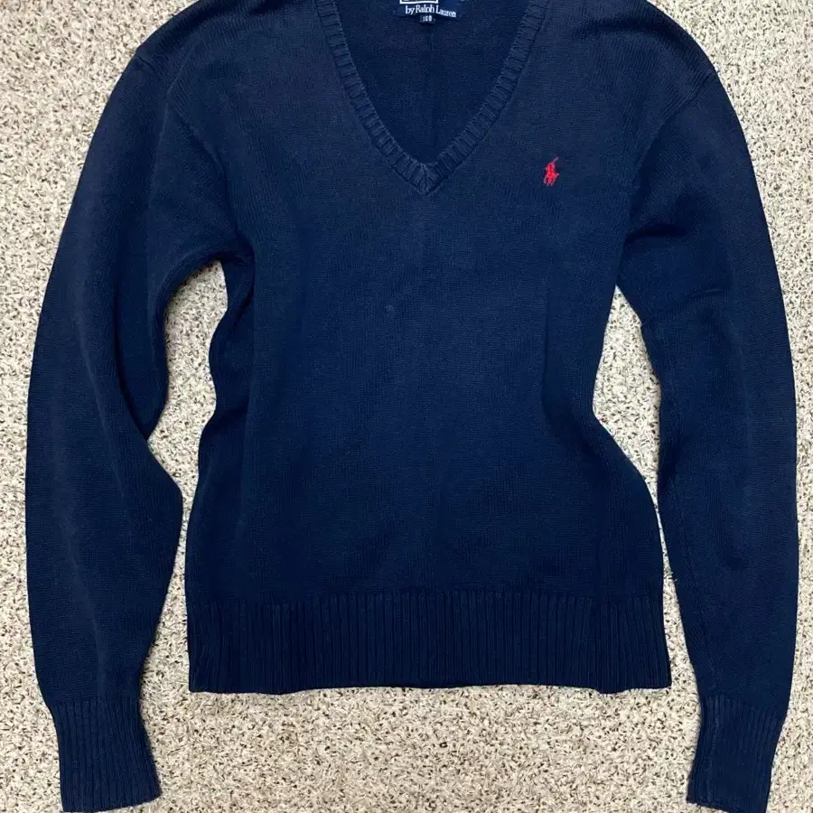 Polo Loose Fit Navy Vintage Knit