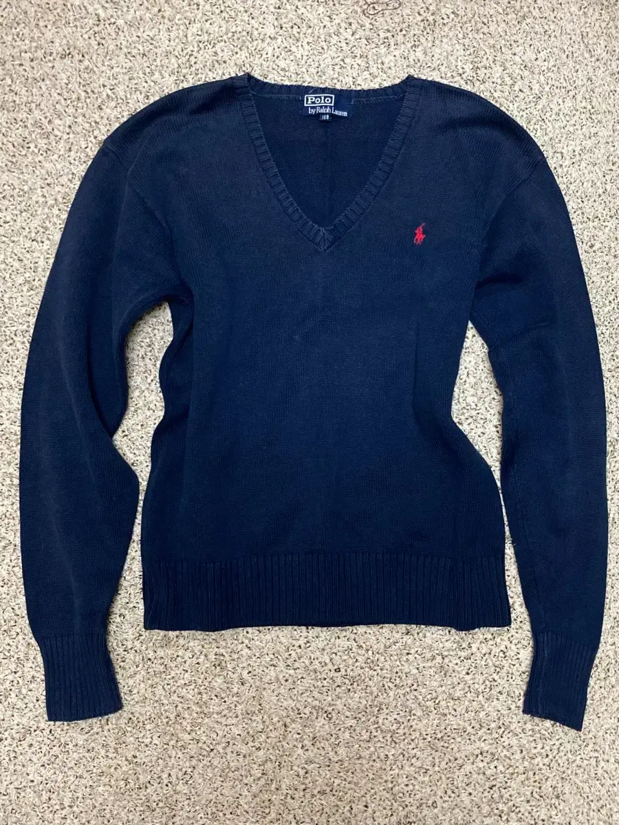 Polo Loose Fit Navy Vintage Knit