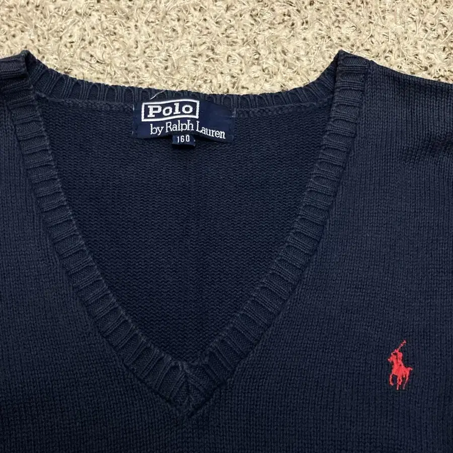 Polo Loose Fit Navy Vintage Knit