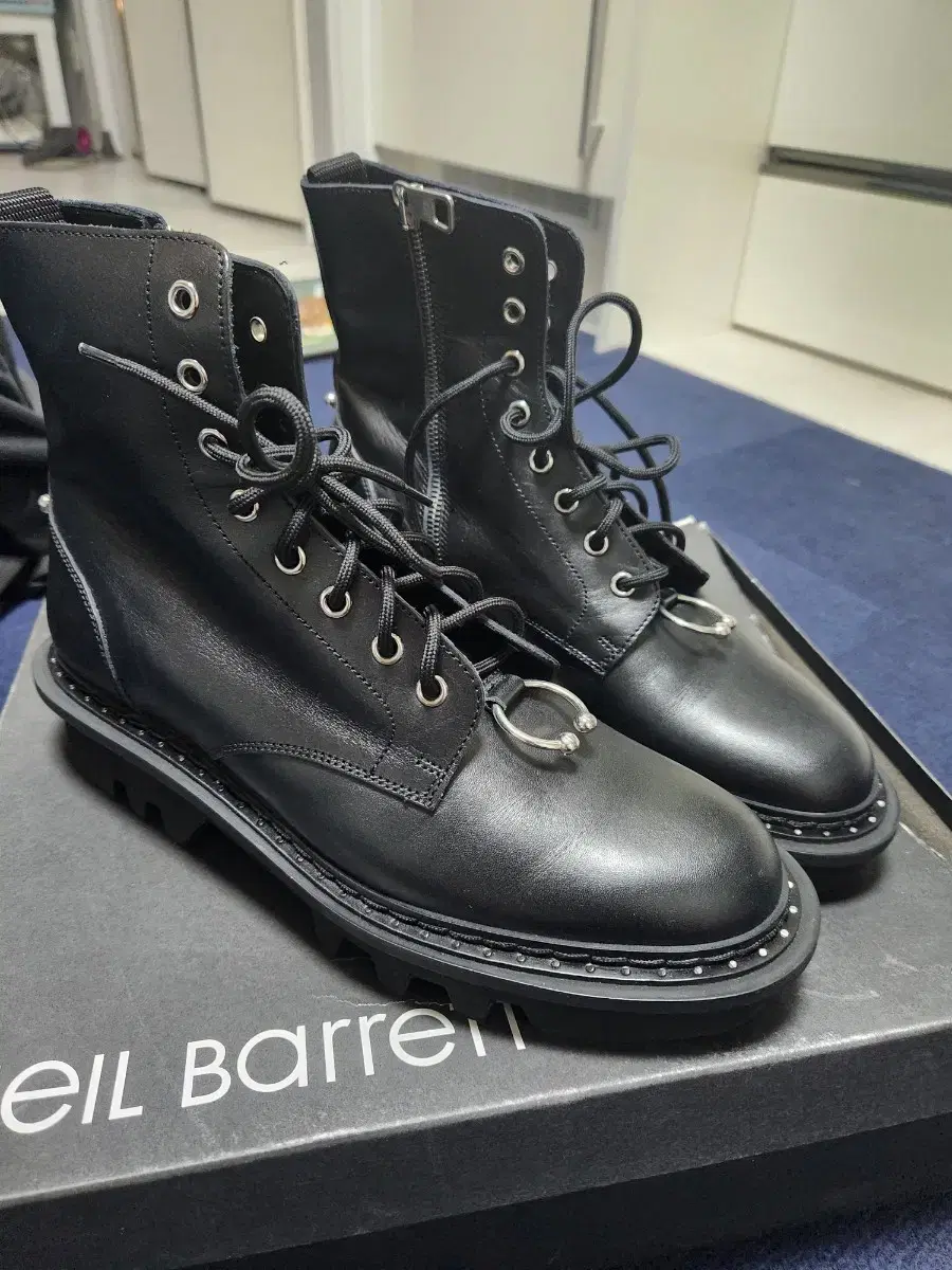 (Today Only This Price) Neil Barrett Authentic Ankle Boots, Worker Boots (Size 40)