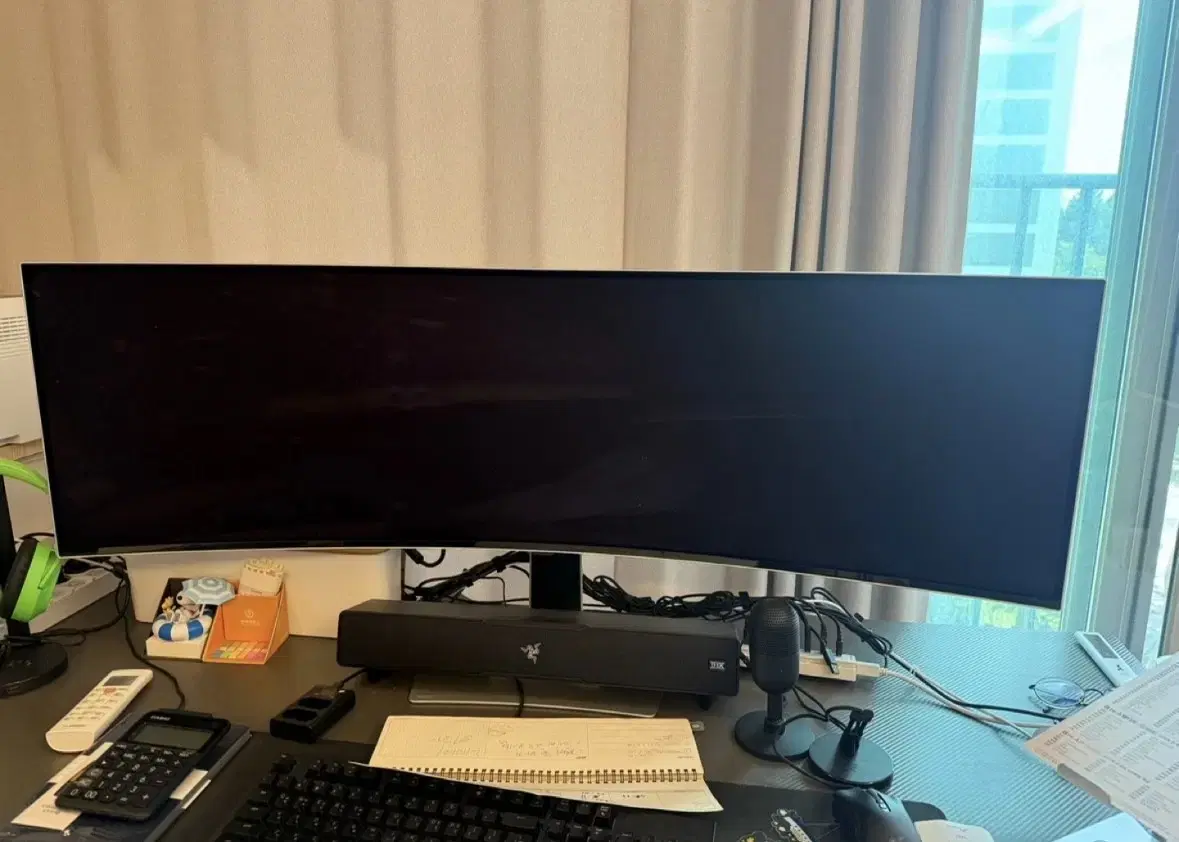 삼성 유튜브편집 게이밍 커브드 모니터 oled 오디세이 S49CG934S