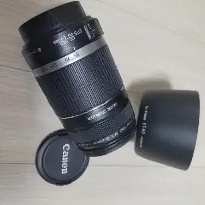 깔끔한 캐논 EF-S 55-250mm f4-5.6 IS 헝그리 망원렌즈