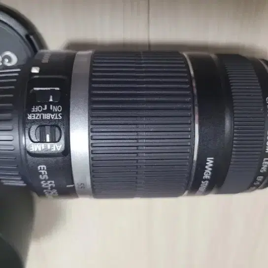 깔끔한 캐논 EF-S 55-250mm f4-5.6 IS 헝그리 망원렌즈