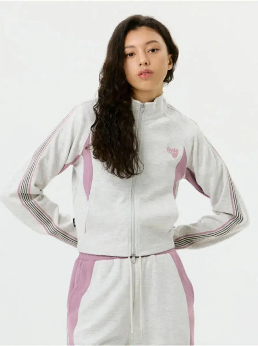 골라 트랙 집업 W ATHLETIC TRACK ZIP UP