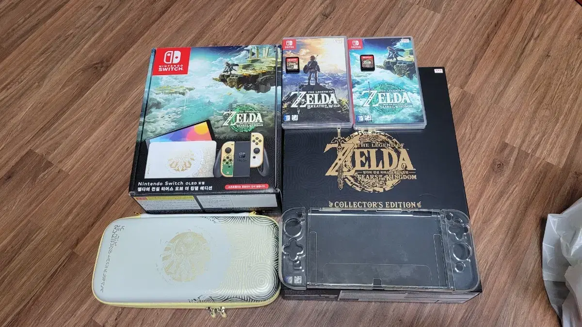 (Class A)Nintendo Switch OLED Zelda Edition Full Box Collector's Edition