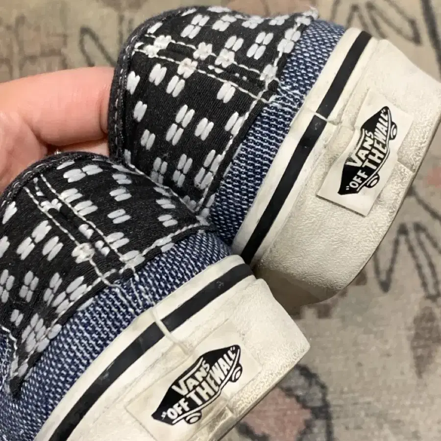 VANS 반스 어센틱 패치워크 데님 235