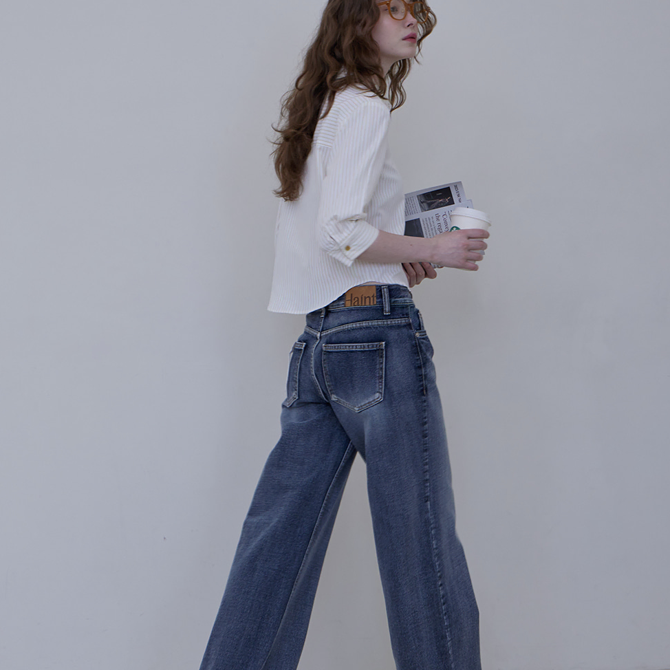 헤인트 로우라이즈 팬츠 SIGNY LOW RISE WIDE PANTS