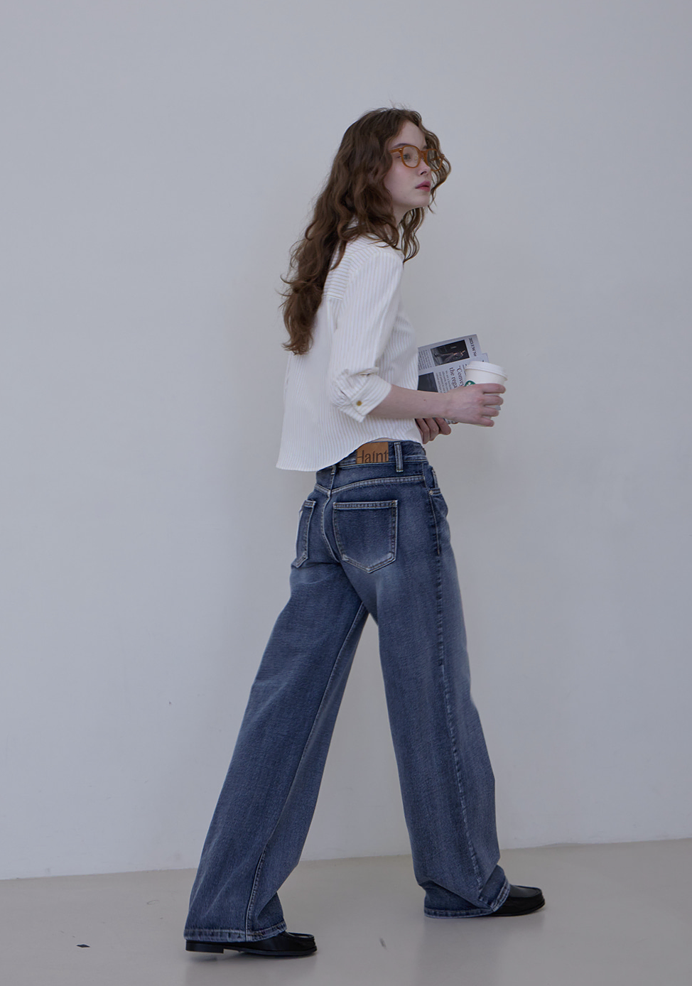 헤인트 로우라이즈 팬츠 SIGNY LOW RISE WIDE PANTS