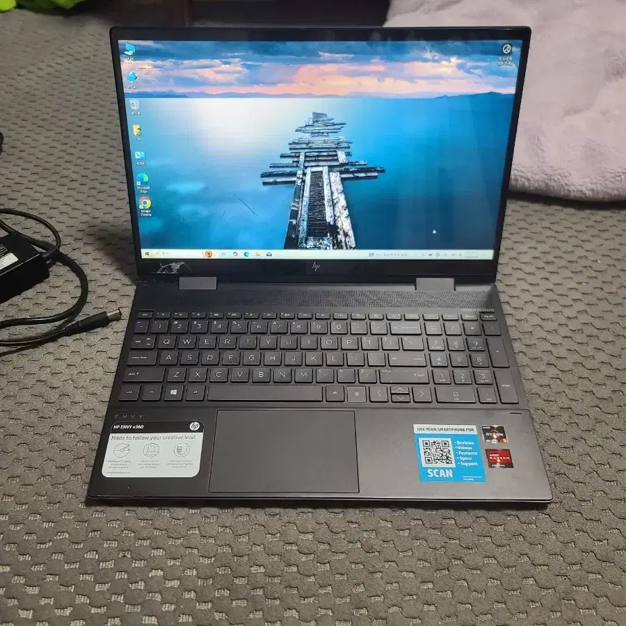 HP 엔비 x360 노트북 부품용 라이젠5 4500u