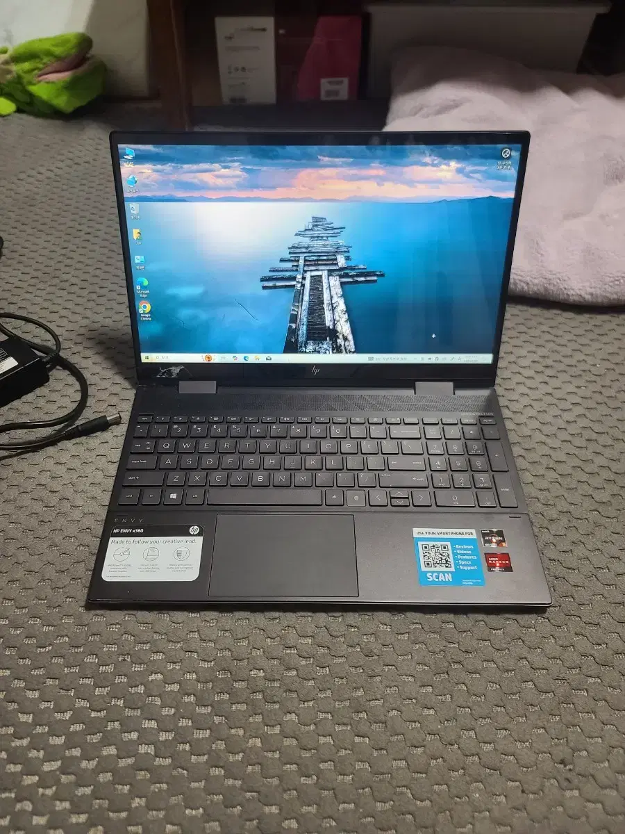 HP 엔비 x360 노트북 부품용 라이젠5 4500u