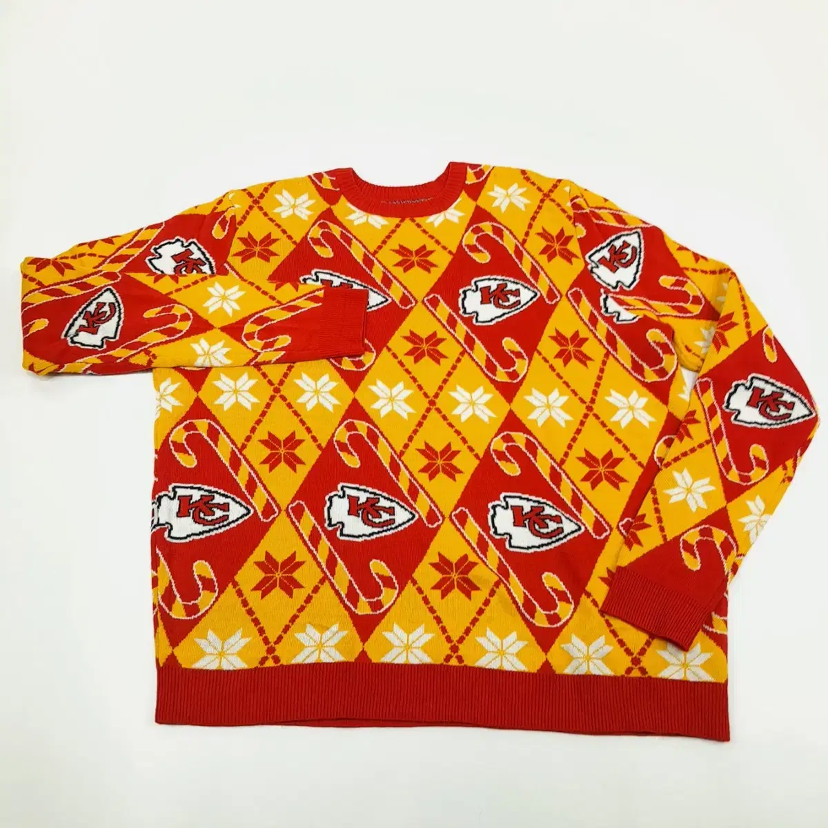 (CS593)2XL NFL 캔자스 시티 니트 스웨터knit