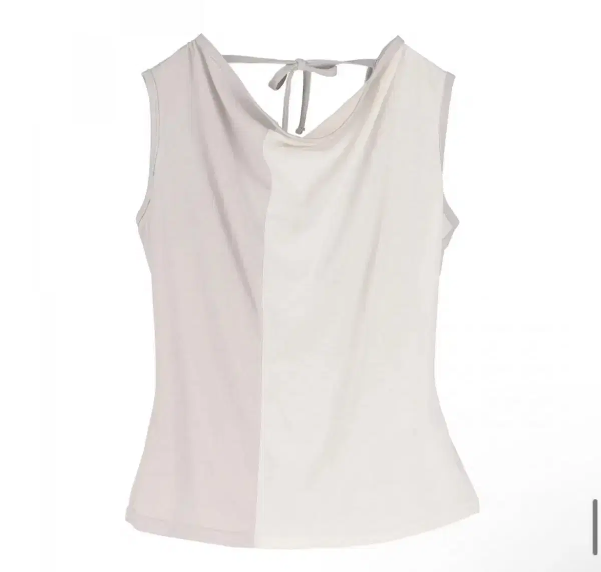 ONSKA 온스카 COWL NECK SLEEVELESS (LIGHT GR