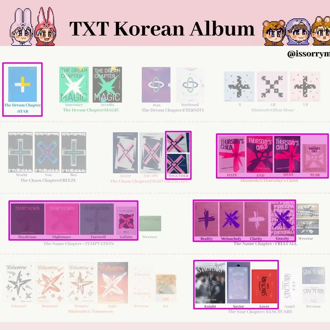 구해요) 투바투 txt 앨범 dvd CD 양도 나눔 구해요 구함 구합니다