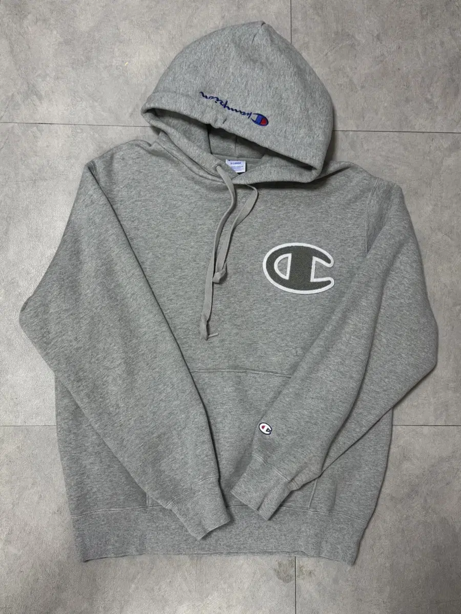 Champion Big Logo Brushed Hoodie XL