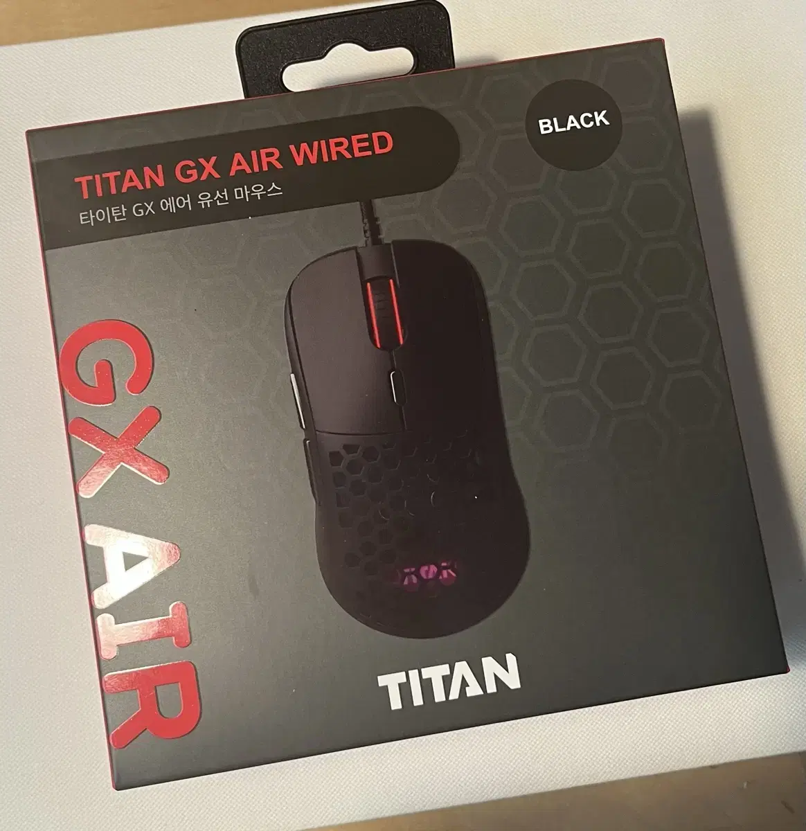 [Unsealed][Same Day Shipping]Xenix TITAN GX AIR Perforated Lightweight Mouse