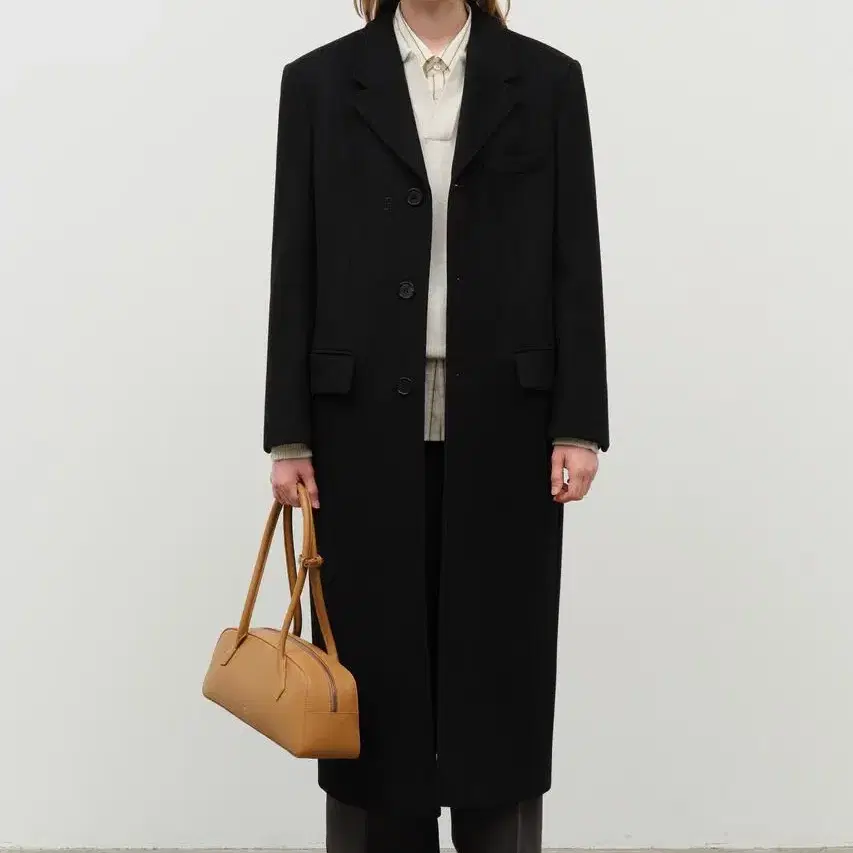 던스트 UNISEX 2-WAY 3 BUTTON CASHMERE COAT