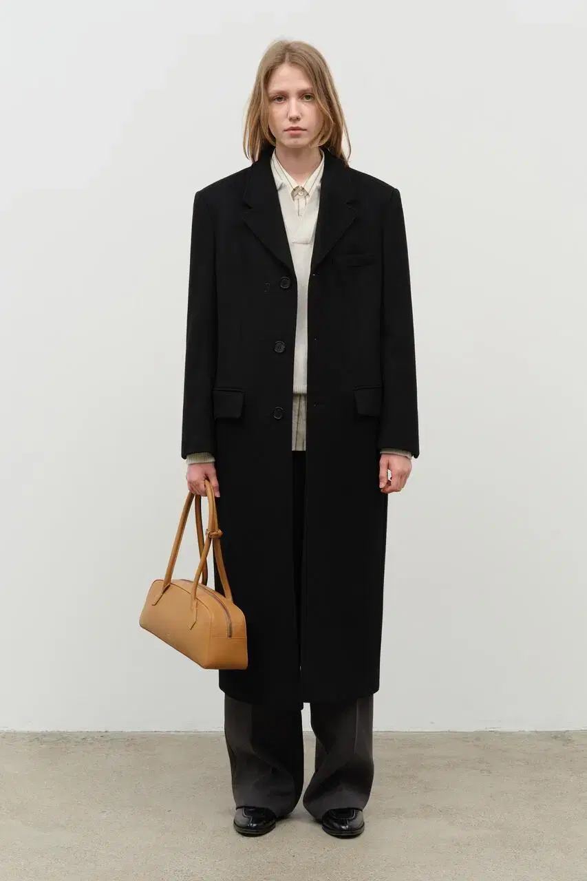 던스트 UNISEX 2-WAY 3 BUTTON CASHMERE COAT