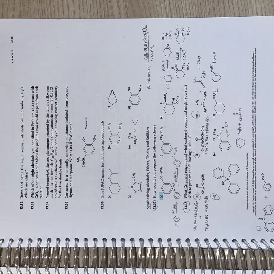 organic chemistry with biological applic