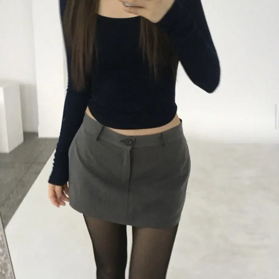 아워캐비넷 bene skirt pants S