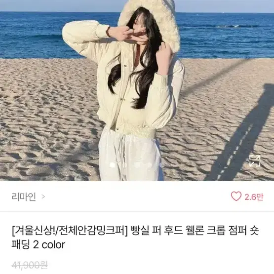 에이블리 후드 퍼 패딩