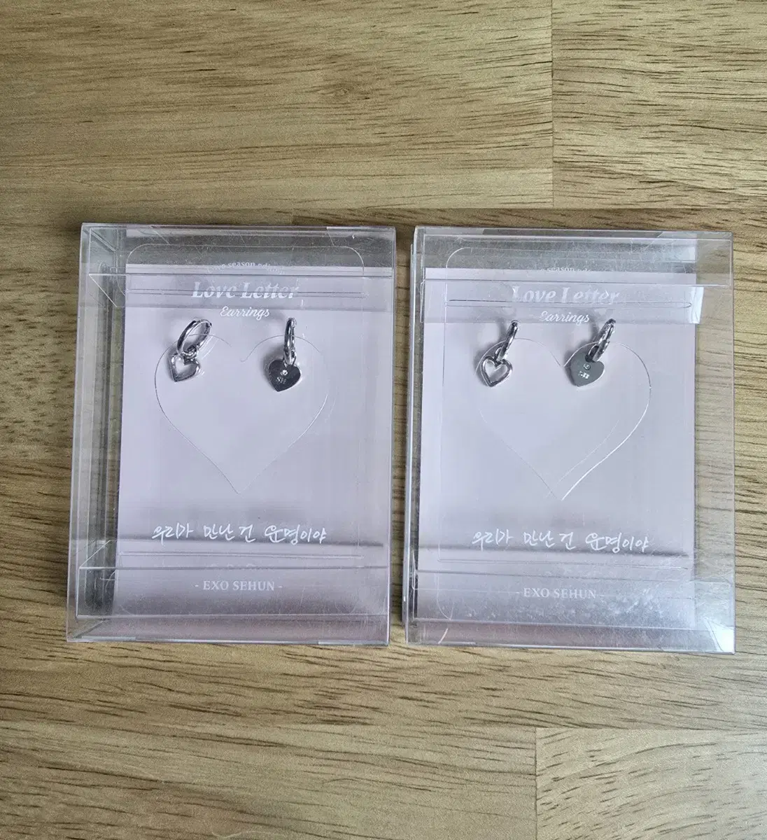 EXO sehun Love Letter Earrings EXO SEHUN Love Letter