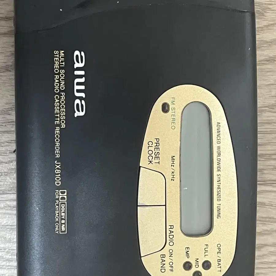 아이와 Aiwa jx810d 아이와 워크맨 카세트