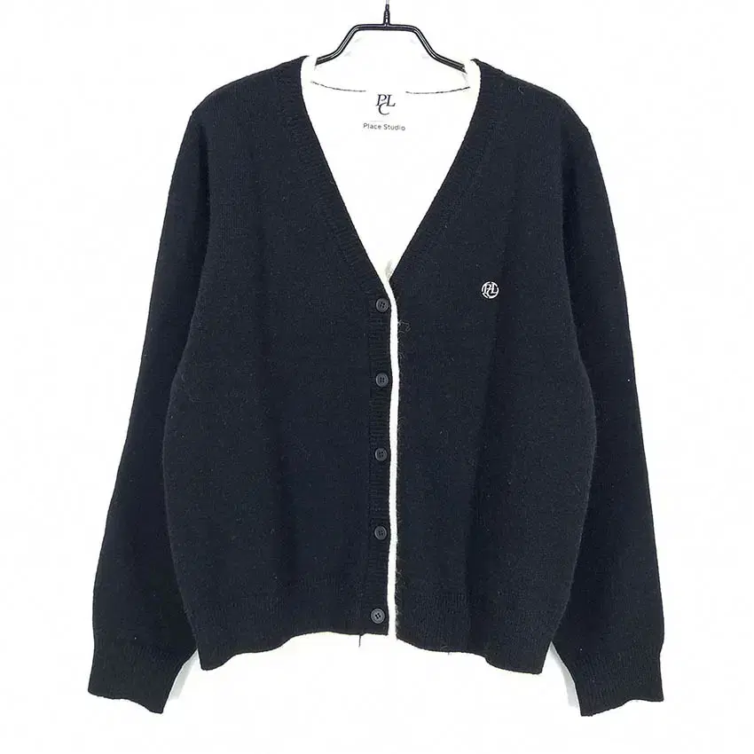 PlaceStudio Women's Dotom Knit Cardigan Black (HU35725)