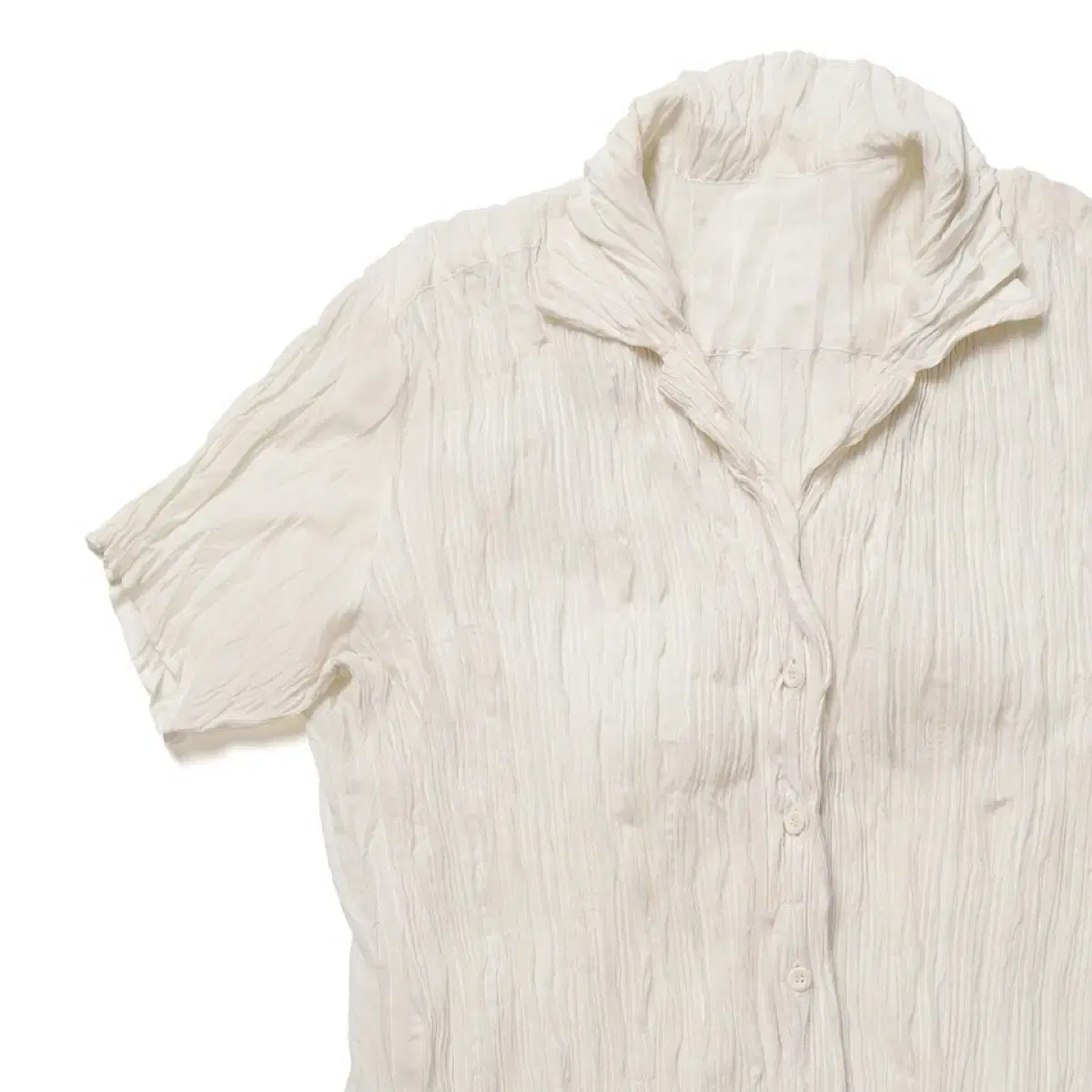 ISSEY MIYAKE Pleats Half Shirt