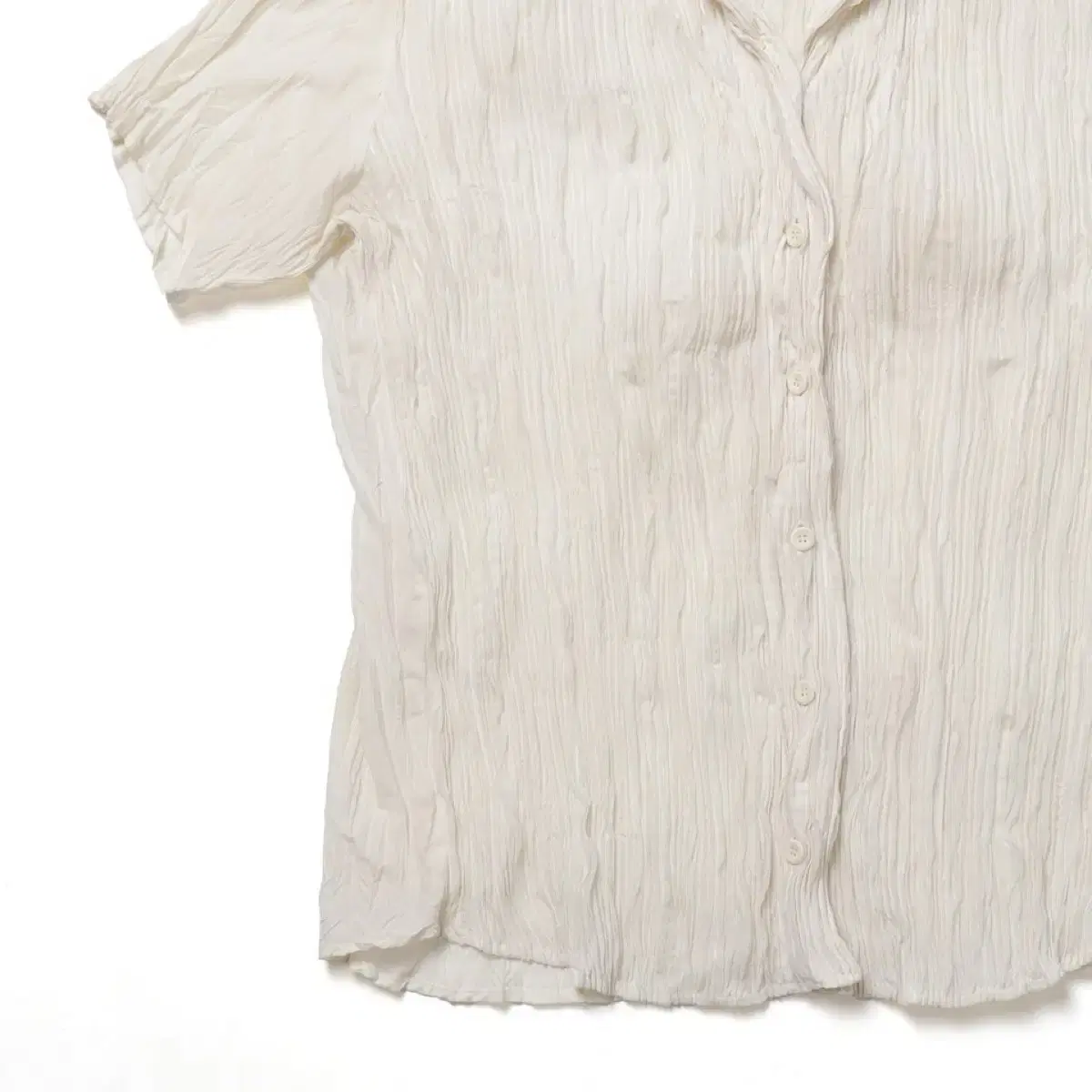 ISSEY MIYAKE Pleats Half Shirt