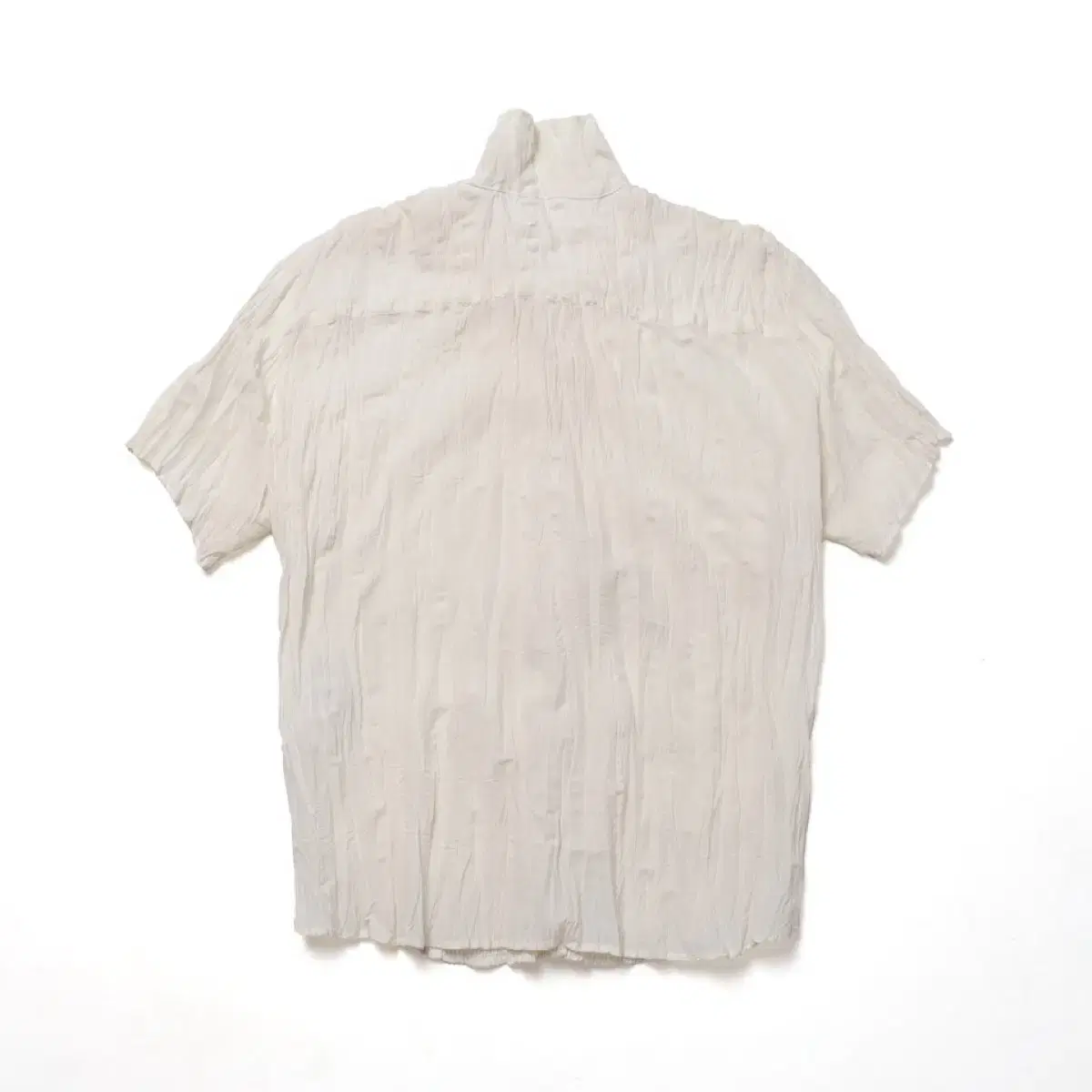 ISSEY MIYAKE Pleats Half Shirt